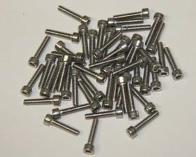 APS 2.56mm SS Socket Hex Screws
