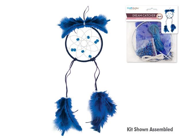 CraftMedley Dream Catcher Kit Indigo Blue