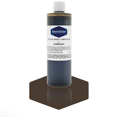 AmeriColor 4.5oz Soft Gel Espresso
