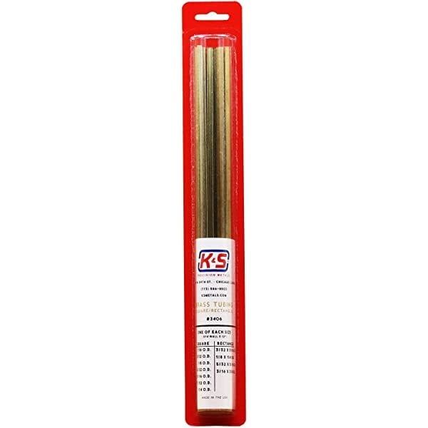 K&amp;S Engineering  BRASS TUBE SQUARE &amp; RECTANGLE