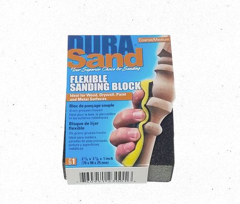 Dura Sand Sanding Block 1 Piece, Coarse