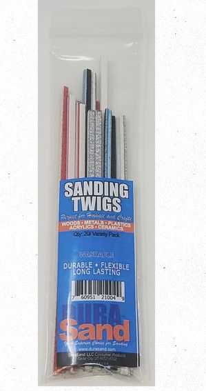 Dura Sand Sanding Twigs Assorted 20pc