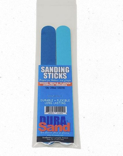 Dura Sand Sanding Sticks Medium Blue