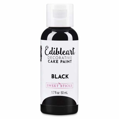 Sweet Sticks Edible Paint Black 50ml