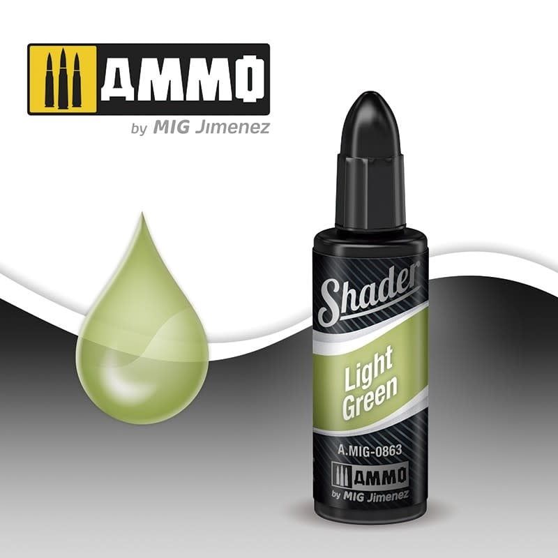 Ammo of MIG Light Green Shader 10ml