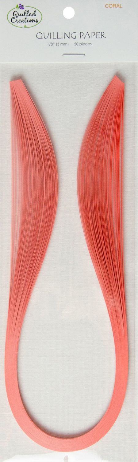 Quilled Creations Quilling Paper Coral  1/4in
