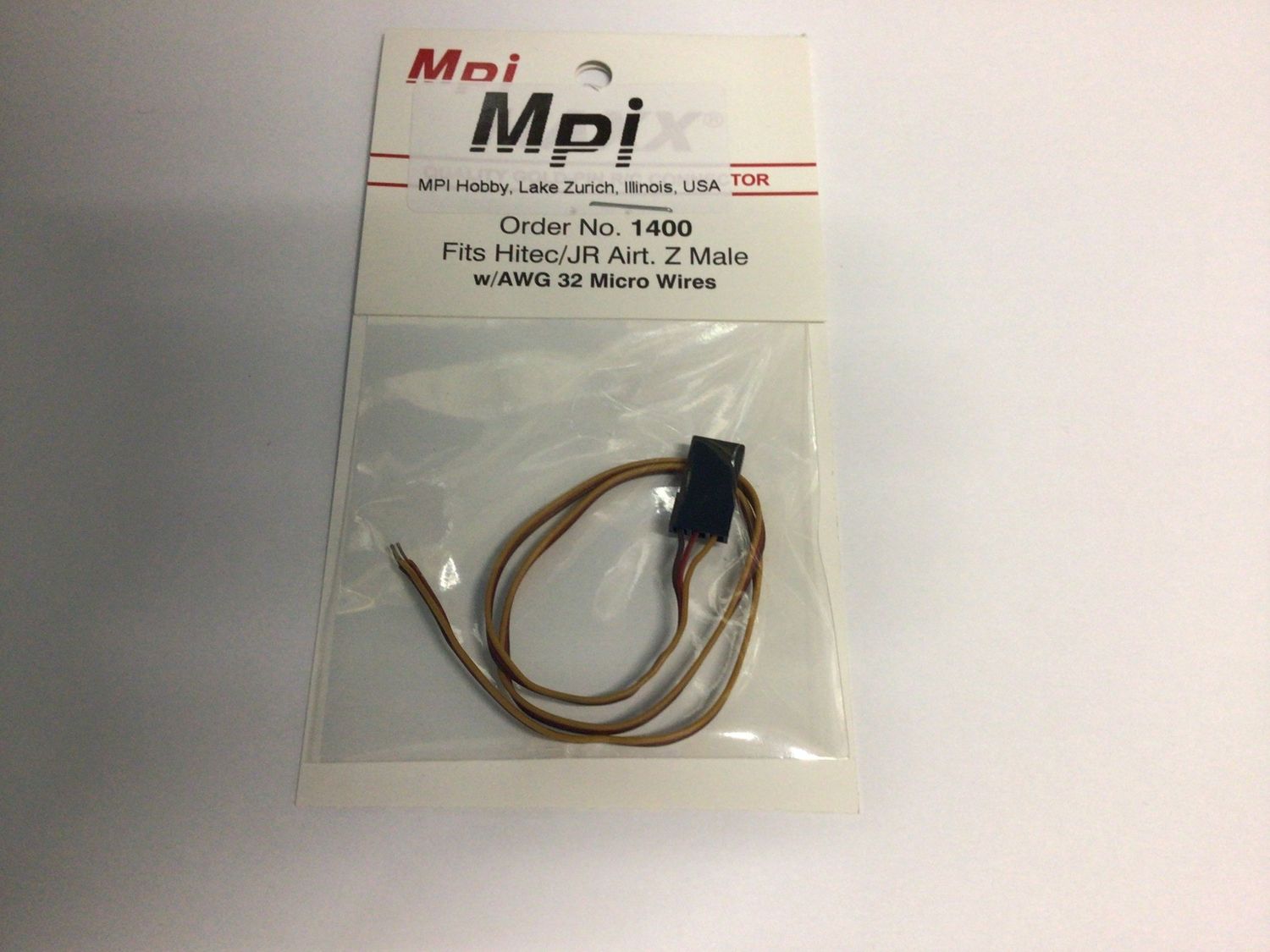 Maxx HITEC/JR Male PLug Micro Wire