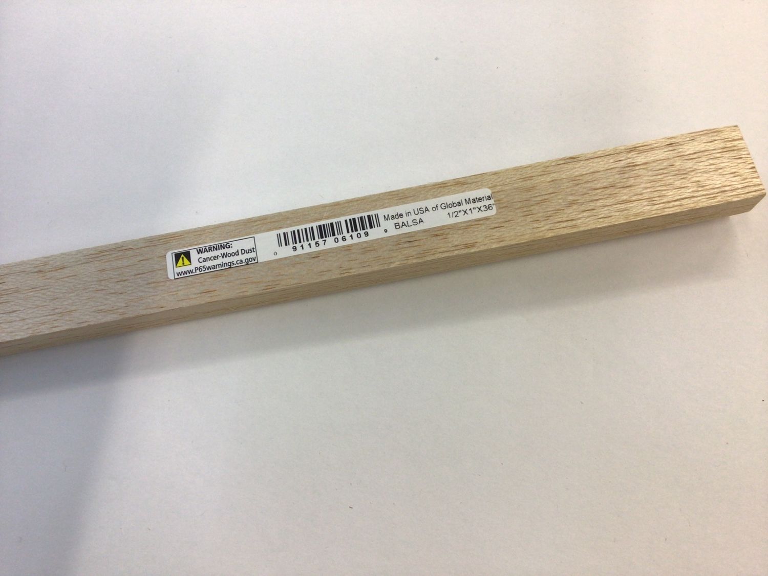 Midwest BALSA STRIPS 1/2X1X36