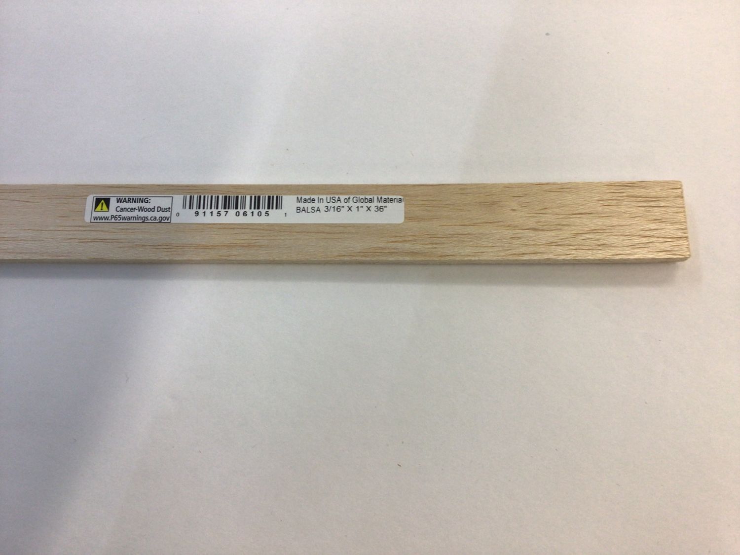 Midwest BALSA SHEETS 3/16X1X36