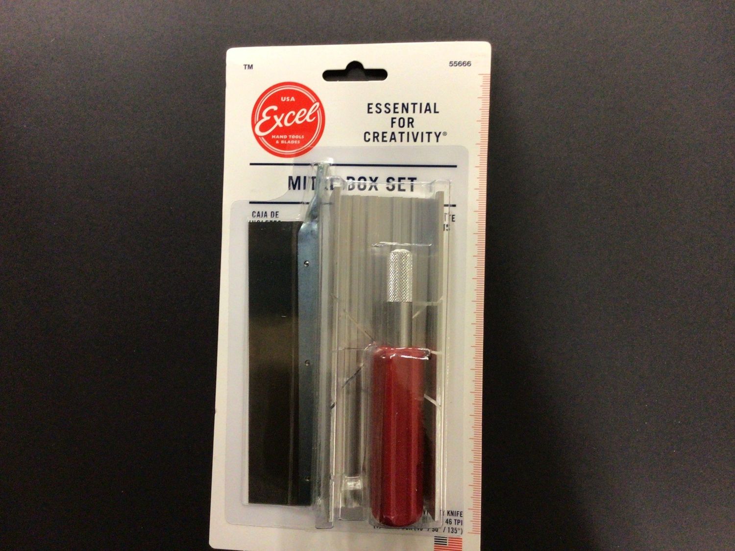 Excel Mitre Box W/Handle &amp; Blades