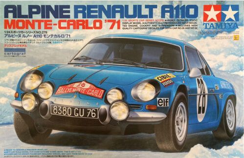 Tamiya 1/24 71 ALPINE RENAULT A 110 M