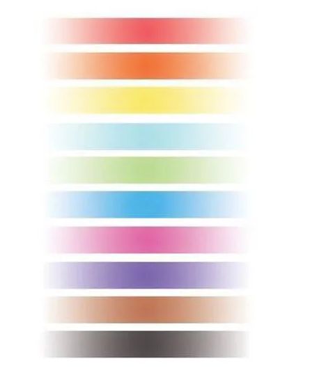 Quilled Creations Quilling Paper Mixed Colors Graduated Dark Center 1/4in