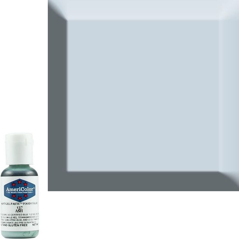 AmeriColor 0.75oz Soft Gel Ash