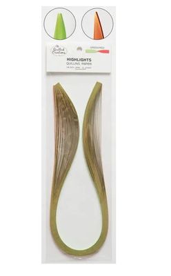 Quilled Creations Quilling Paper Green &amp; Red Highlight  1/4in