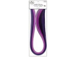 Quilled Creations Quilling Paper Purple Shades  1/4in
