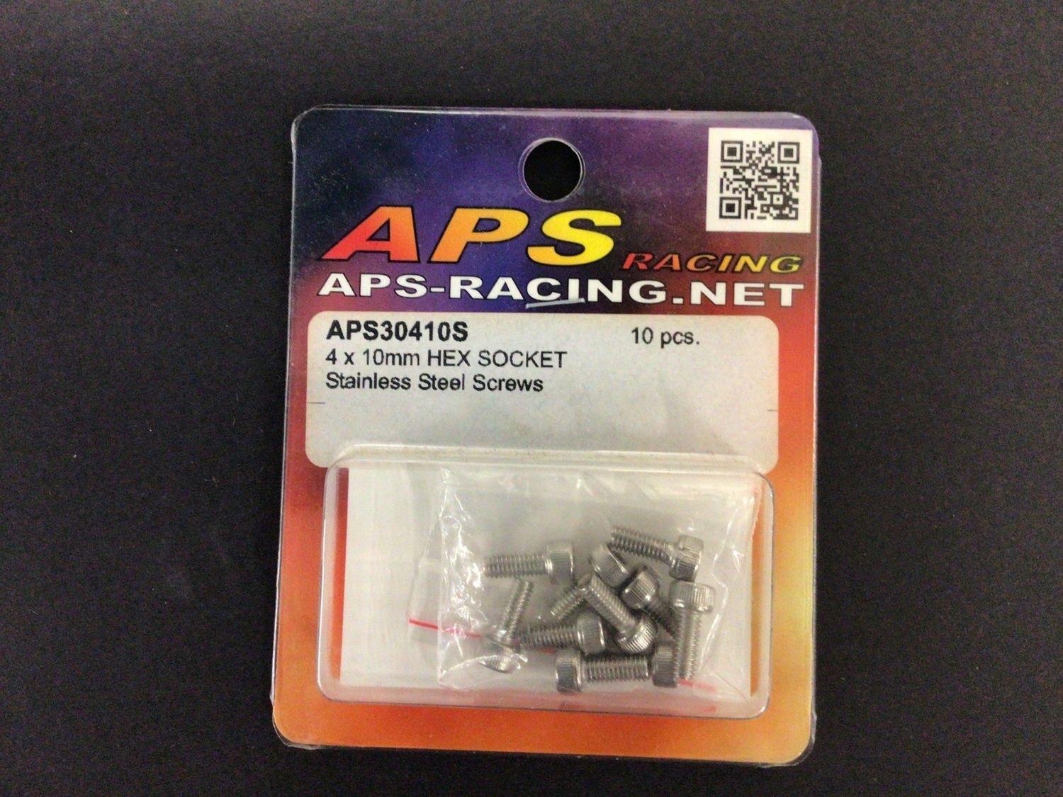APS 4x10mm Stainless Steel Socket Hex Screws 20pc