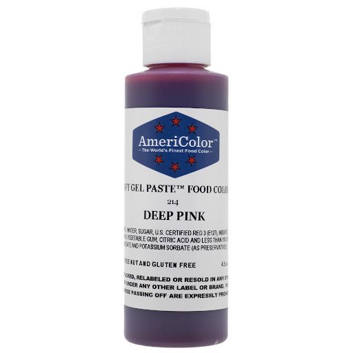 AmeriColor 4.5oz Soft Gel Deep Pink