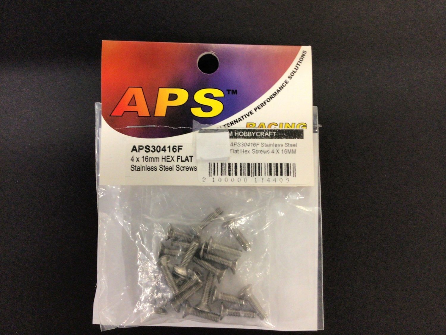 APS 4x16mm Stainless Steel Flat Hex Screws