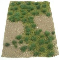 JTT Scenery LANDSCAPING DETILS GREEN GRASSLAND 5"X7" SHEET