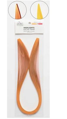 Quilled Creations Quilling Paper Orange &amp; Red Highlights  1/4in