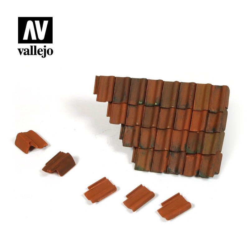 Vallejo Damaged Roof Section and Tiles