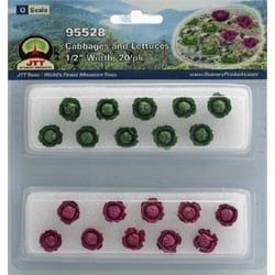 JTT Scenery 1/2in O-Scale Cabbage/Lettuce 20pc