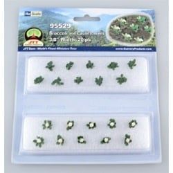 JTT Scenery 3/8in HO-Scale Broccoli/Cauliflower 20pc