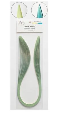 Quilled Creations Quilling Paper Yellow &amp; Teal Highlights  1/4in