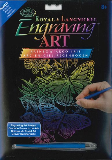 Royal &amp; Langnickel Rainbow Enrave Art Butterflies