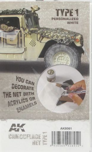 AK Interactive Regular Mimetic Net Type 1 Personalized White