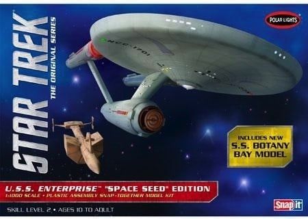 Polar Lights 1/1000 Star Trek Enterprise  Space Seed With Botany Bay