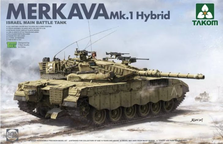 TAKOM Israeli Main Battle Tank Merkava I Hybrid