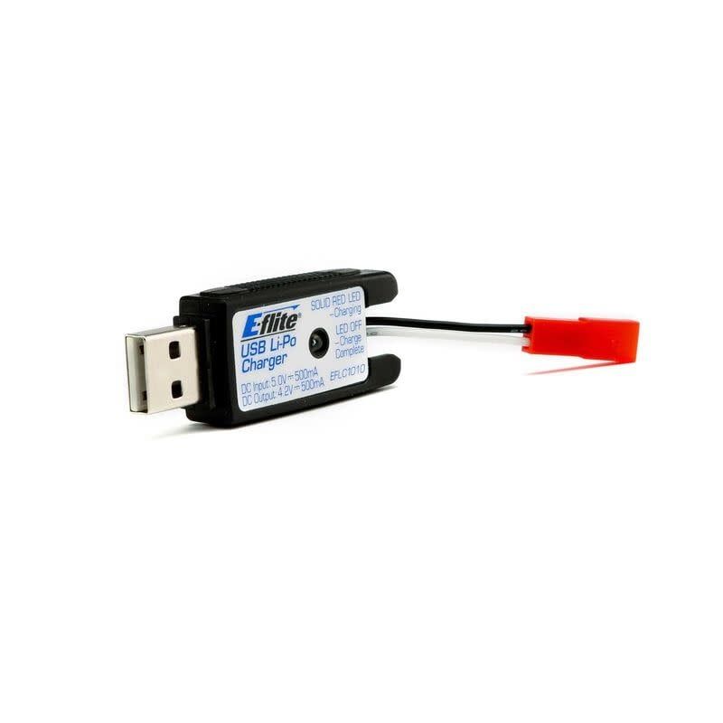 E Flite 1S USB lipo charger 500ma