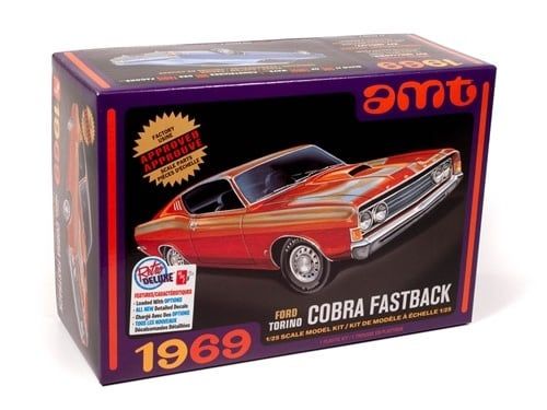 AMT\ERTL 1/25 1969 Ford Torino Cobra Fastback