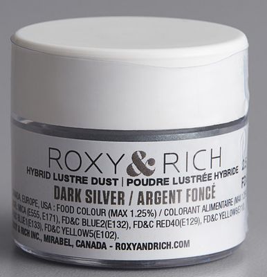 Roxy &amp; Rich Dark Silver Hybrid Lustre Dust 2.5g