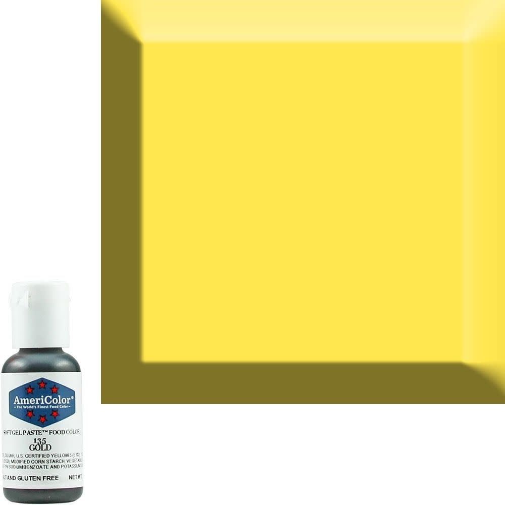 AmeriColor 0.75oz Soft Gel Gold