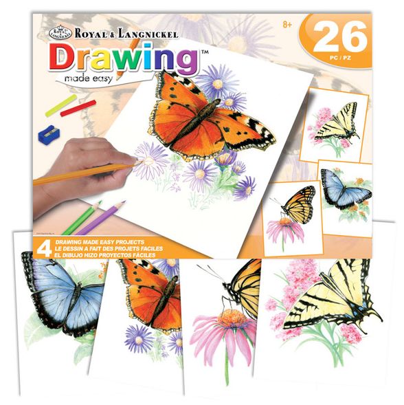 Royal &amp; Langnickel Drawing Made Easy Butterflies