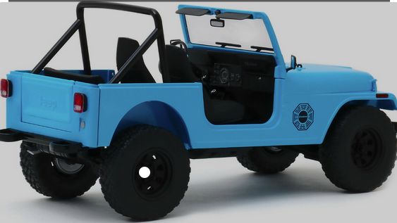 Green Light Collectibles 1/18 1977 CJ7 Jeep Lost