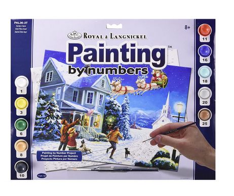 Royal &amp; Langnickel Santa's Here - Paint By Number