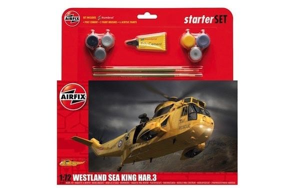 Airfix 1/72 Westland Sea King Har Starter Set