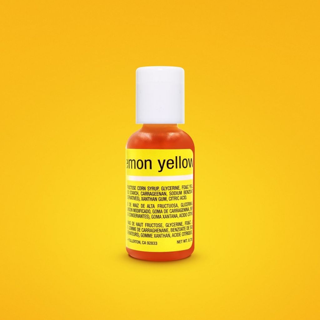 Chefmaster Lemon Yellow Gel 0.7oz
