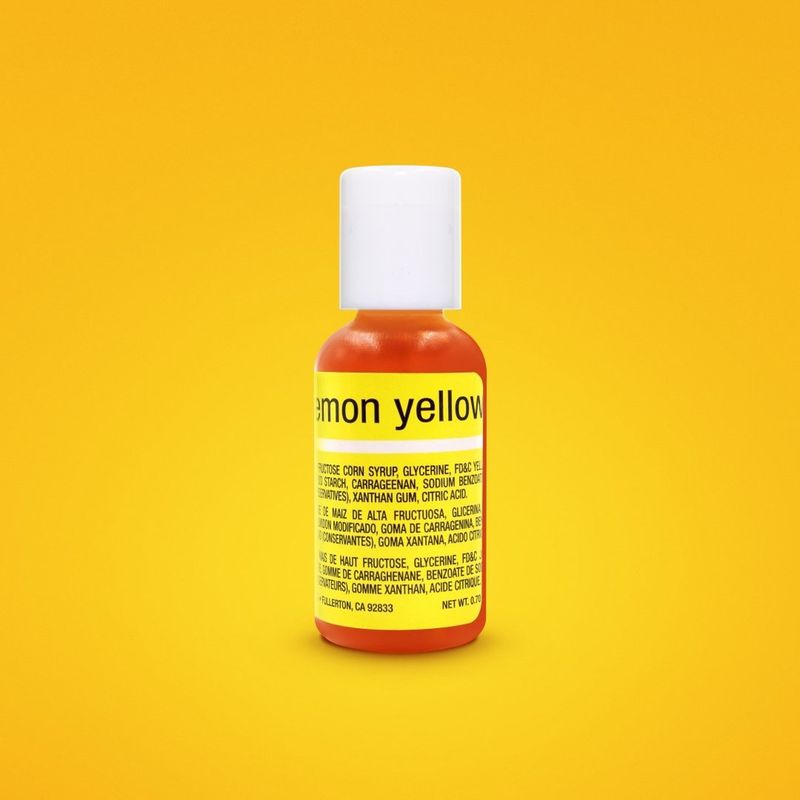 Chefmaster Lemon Yellow Gel 0.7oz