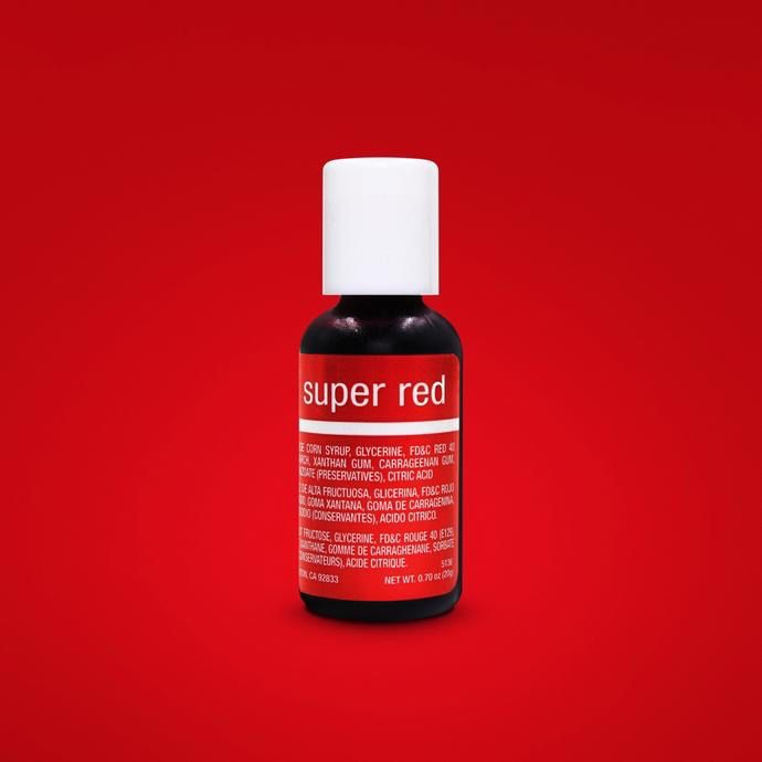 Chefmaster Super Red Gel 0.7oz