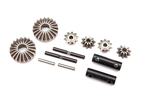 Traxxas Gear set, differential (output gears (2)/ spider 1.00 EA 12.84 12.84 gears (4)/ spider gear shaft (2)/ output shaft (2)/ 2.5X13.8 pin (2))