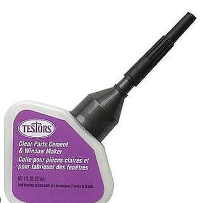 Testors Clear Parts Cement 1 o/z