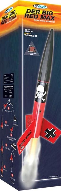 Estes Der Big Red Max Rocket Kit Advanced