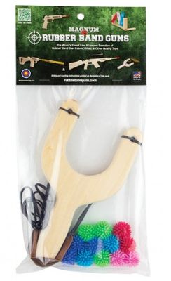 Magnum  Mini Sling Shot Packaged with 12 hedge balls