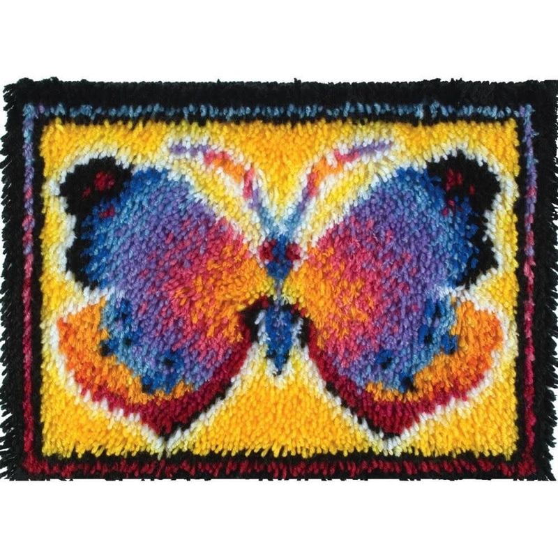 Wonder Art Latch Hook - Butterfly