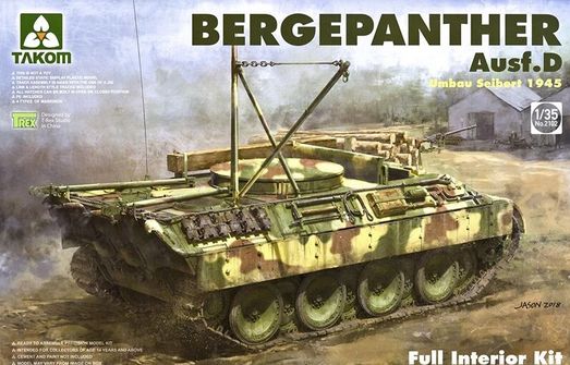 TAKOM 1/35 Bergepanther Ausf.D Umbao Siebert 1945