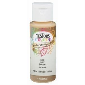 Testors Craft Paint Metallic Gold